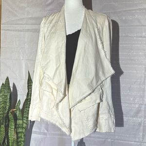Free People open front waterfall cardigan jacket